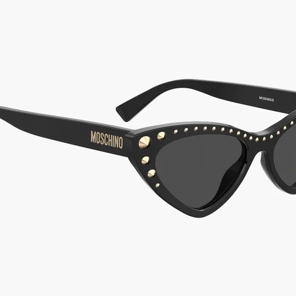 ✨ NWT Moschino 53mm Studded Cat Eye Sunglasses ✨ - Picture 3 of 4